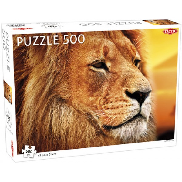 Afrykański Lew (500el.) - Sklep Art Puzzle